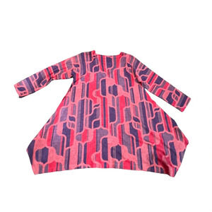 EUC Nally and Millie sweater tunic dress small measurements colorful beauty